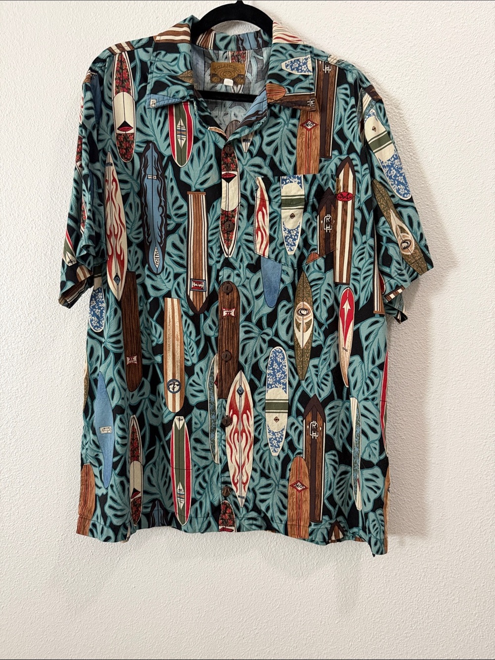 BULLHEAD- Surfboard Print Button Down
